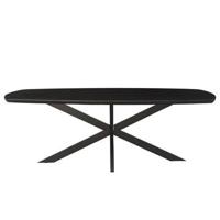 Jesper Danish Oval Black 210cm-13864 - thumbnail