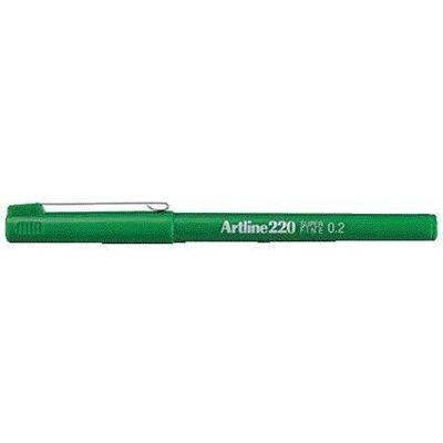 Fineliner artline 220 rond sf groen | 12 stuks