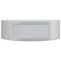 VidaXL Buitenwandlampen 2 st roestvrij staal zilverkleurig - thumbnail