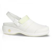 Oxypas Medische Klomp Op Hak Sandy O.H. Met Strap | Wit | Maat 39 - 10.154.075.04 - thumbnail