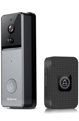 Denver WiFi video deurbel draadloos + plugin gong SMART Wi-Fi TUYA - 6991000 Denver WiFi video deurbel draadloos + plugin gong SMART Wi-Fi TUYA - 6991000