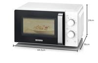 Severin MW 7885 Magnetron Wit, Zwart 700 W Timerfunctie - thumbnail