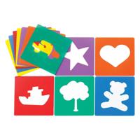 Colorations - herbruikbare tekensjablonen - 12st. - thumbnail