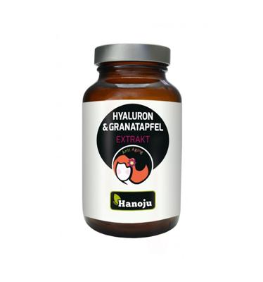Hanoju Hyaluronzuur granaatappel extract 90 Vegetarische capsules