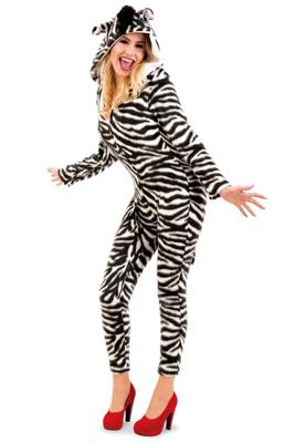 Zebra pluche met muts