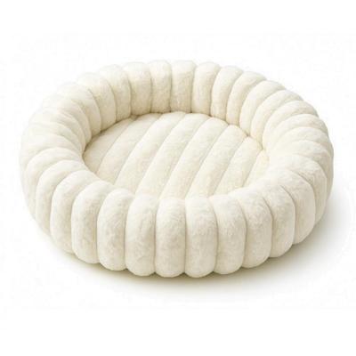 Pecco Ronde mand voor hond en kat - 50 cm - Wit rib