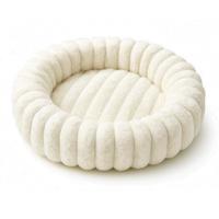 Pecco Ronde mand voor hond en kat - 50 cm - Wit rib - thumbnail