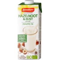 Rijst hazelnoot drink bio 1 Liter - thumbnail