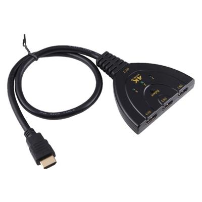 3 in 1 HDMI Input 4 K x 2 K HDTV Pigtail Switch Adapter HDMI Splitter