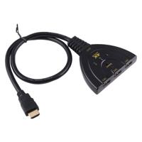 3 in 1 HDMI Input 4 K x 2 K HDTV Pigtail Switch Adapter HDMI Splitter - thumbnail