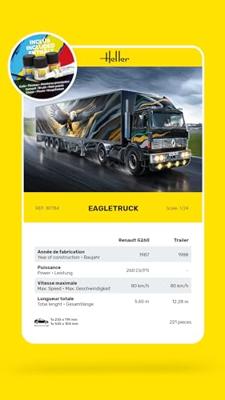 Heller 56784 STARTER KIT Eagletruck Schaal 1:24