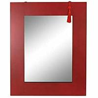 Wandspiegel DKD Home Decor Zwart Rood Orientaals 70 x 2 x 90 cm - thumbnail