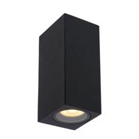 Lucide ZARO - Wandspot / Wandlamp Binnen/Buiten - 2xGU10 - IP65 - Zwart - thumbnail
