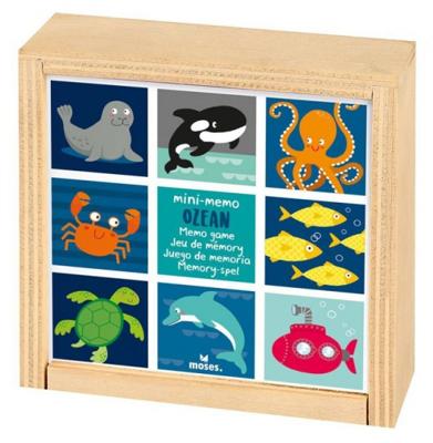 Moses houten mini memory 9,3 cm zeedieren Moses houten mini memory 9,3 cm zeedieren