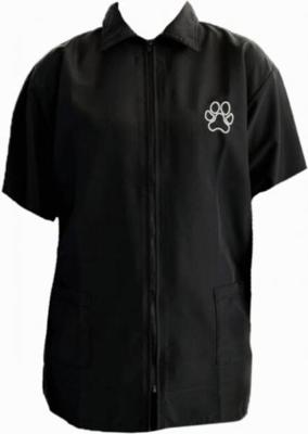 Trimshirt zwart - Maat M