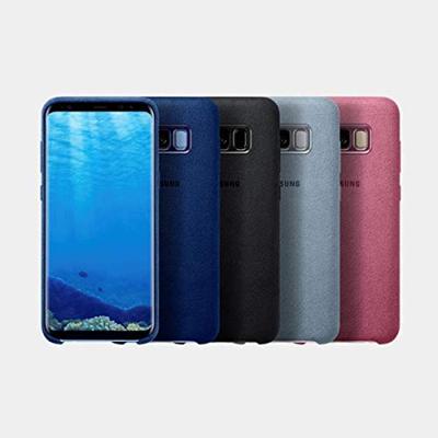 Galaxy S8+ Alcantara Cover blauw EF-XG955ALEGWW