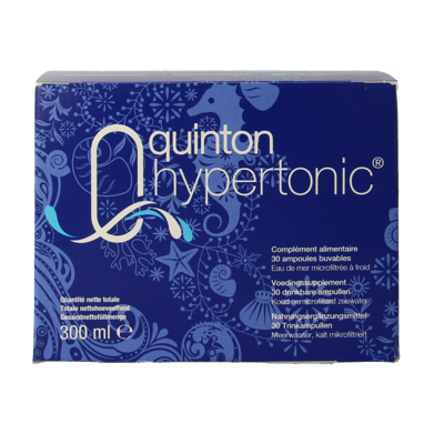 Quinton Hypertonic ampullen 10ml 30 Ampullen Quinton Hypertonic ampullen 10ml 30 Ampullen