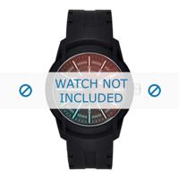 Diesel horlogeband DZ1819 Rubber Zwart 24mm - thumbnail