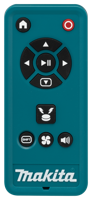 Makita Accessoires Afstandbediening DRC300 - 620H54-5 620H54-5 - thumbnail