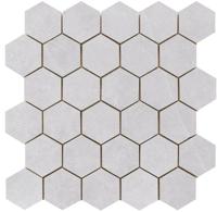 Statale Pearl hexagon mozaiek op net van 26,3x27,4 - thumbnail
