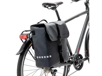 Fietstas New Looxs Odense Single 17,5 liter 32 x 16 x 38 cm - zwart - thumbnail