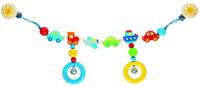Goki Pram chain vehicles with clips hangend babyspeelgoed - thumbnail