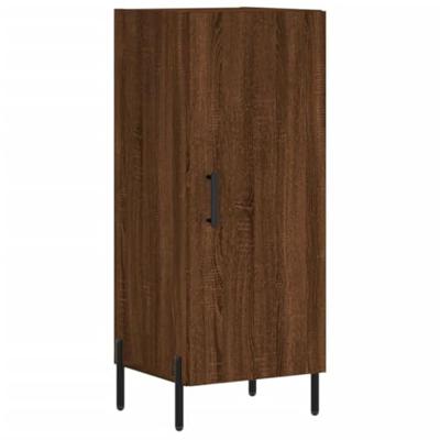 Dressoir 34,5x34x90 cm bewerkt hout bruin eikenkleur