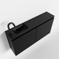 MONDIAZ TURE 100cm toiletmeubel urban. EDEN wastafel urban links 1 kraangat - thumbnail