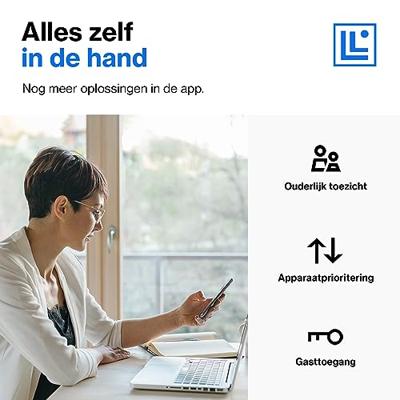 Linksys Mx5300-Eu Velop Mx5300 Triple Band Wi-Fi 6 (Ax) Multiroom Intelligent Mesh-Systeem,één maat