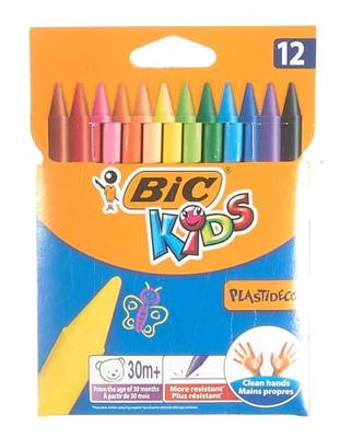 BIC kids plastidecor kleurkrijt, 12st.