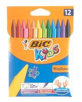 BIC kids plastidecor kleurkrijt, 12st. - thumbnail