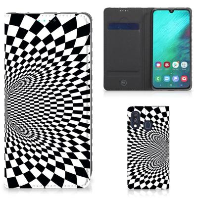 Samsung Galaxy A40 Stand Case Illusie Samsung Galaxy A40 Stand Case Illusie