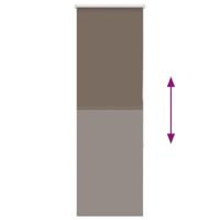 Rolgordijn verduisterend koffie 50x130 cm stofbreedte 45,7 cm - thumbnail