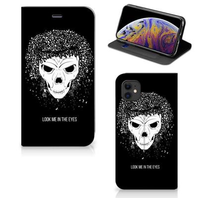 Mobiel BookCase Apple iPhone 11 Skull Hair Mobiel BookCase Apple iPhone 11 Skull Hair