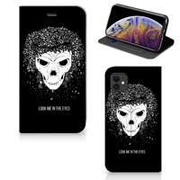 Mobiel BookCase Apple iPhone 11 Skull Hair - thumbnail