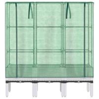 Plantenbak verhoogd met kashoes 120x40x140 cm rattanlook - thumbnail