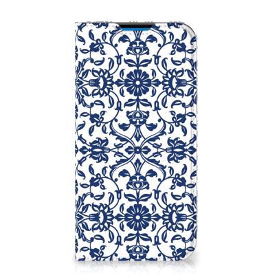 iPhone 14 Pro Max Smart Cover Flower Blue iPhone 14 Pro Max Smart Cover Flower Blue