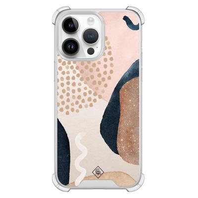 iPhone 14 Pro Max shockproof hoesje - Abstract dots