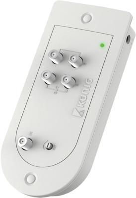 4-weg antenneversterker met retourkanaal voor kabelinternet en... 4-weg antenneversterker met retourkanaal voor kabelinternet en...