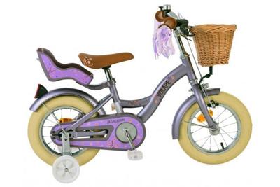 Volare blossom kinderfiets - meisjes - 12 inch - paars Volare blossom kinderfiets - meisjes - 12 inch - paars