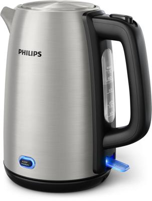 Philips Viva Collection HD9353/90 waterkoker 1,7 l 2060 W Zwart, Roestvrijstaal