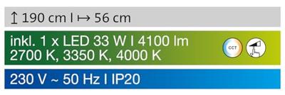 Fischer & Honsel Design booglampEllmau zwart - 40468