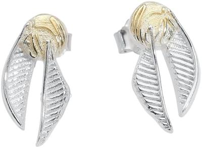 Harry Potter Golden Snitch Stud Earrings (Sterling Silver) - thumbnail