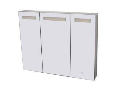Best Design Aluma Spiegelkast 100X80 cm Led Verlichting