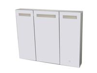 Best Design Aluma Spiegelkast 100X80 cm Led Verlichting - thumbnail