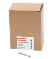 Hoenderdaal Spaanplaatschroef Vz Pk Torx TX25 5.0X45 | 200 stuks - 0206.01.41801 - thumbnail