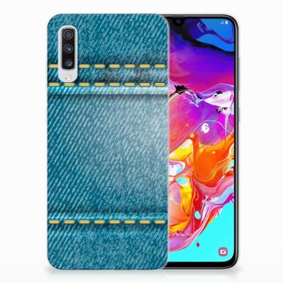 Samsung Galaxy A70 | Sillicone Back Cover | Jeans