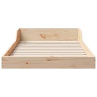 Bedframe Bruin 100 x 210 cm Massief grenenhout - thumbnail