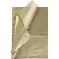 Creativ Company Tissuepapier, vel 50x70 cm, 17 gr, goud, 25 vel/ 1 doos - thumbnail