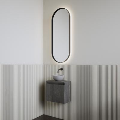 Fonteinset | BWS Leto | Zwart Eiken | Waskom Mat Grijs Fonteinset | BWS Leto | Zwart Eiken | Waskom Mat Grijs